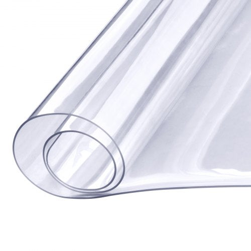 Clear Table Cover Protector 18 x 36 Rectangle Table Cover 1.5 mm Thick