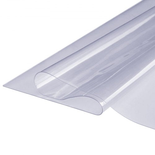 Clear Table Cover Protector 18 x 36 Rectangle Table Cover 1.5 mm Thick