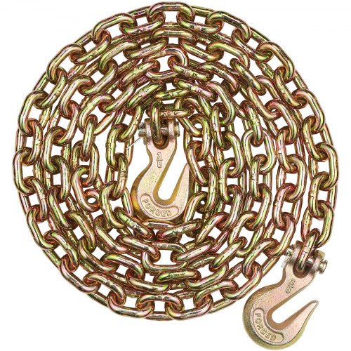 G80 Transport Binder Chain 38 x 103 Tow Chain with Clevis Grab Hooks