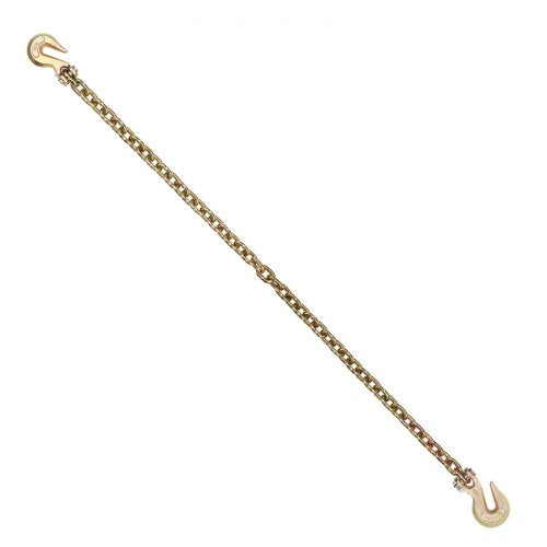 G80 Transport Binder Chain 38 x 103 Tow Chain with Clevis Grab Hooks