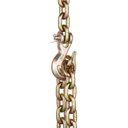 G80 Transport Binder Chain 516 x 142 Tow Chain with Clevis Grab Hooks
