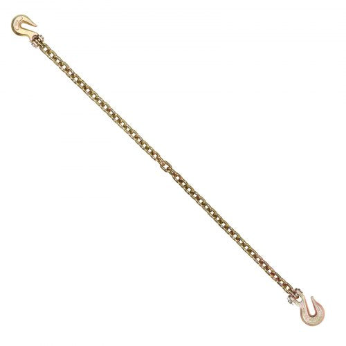 G80 Transport Binder Chain 516 x 103 Tow Chain with Clevis Grab Hooks
