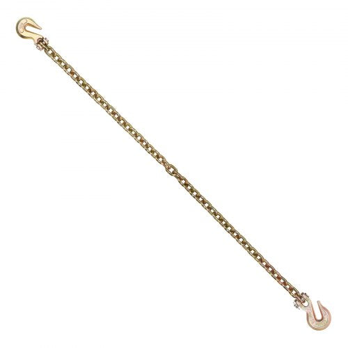 G80 Transport Binder Chain 516 x 103 2Pack Tow Chain with Clevis Grab