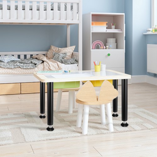 16 Inch Adjustable Desk Legs Reinforced Steel Office Table Furniture legs