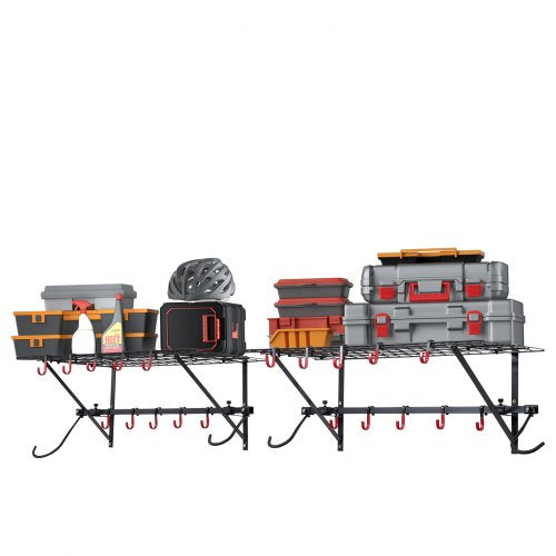 Bike Storage Rack 4 Bike Racks Wall Mount Bike Storage Hanger with 2