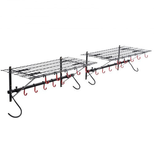 Bike Storage Rack 4 Bike Racks Wall Mount Bike Storage Hanger with 2