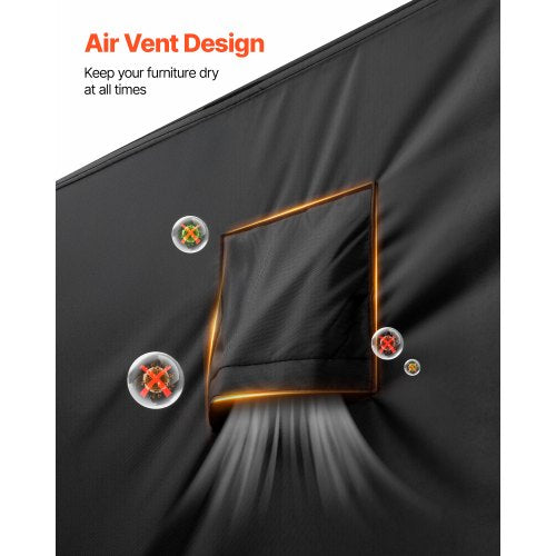 Patio Furniture Cover 4Piece Set 420D Heavy Duty Waterproof Outdoor Dining