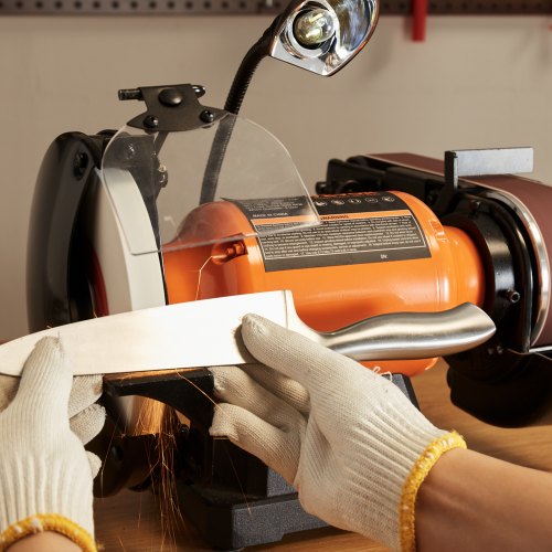 8 Inch Bench Grinder with 2 x28 Inch Belt Sander Combo Bench Grinder Sander