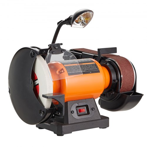 8 Inch Bench Grinder with 2 x28 Inch Belt Sander Combo Bench Grinder Sander