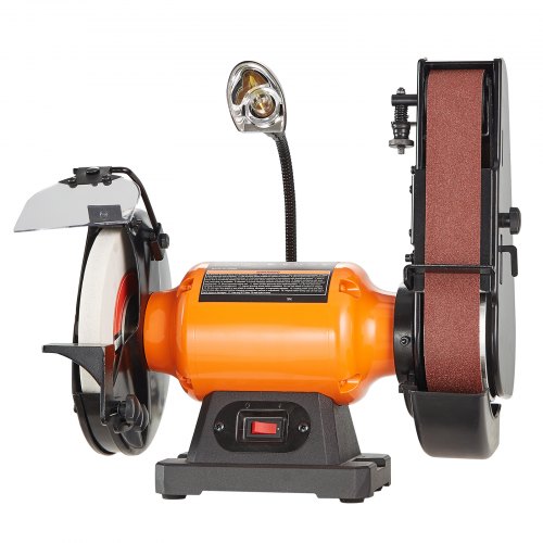 8 Inch Bench Grinder with 2 x28 Inch Belt Sander Combo Bench Grinder Sander