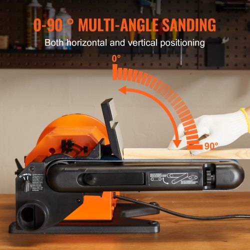 Professional Belt Sander 6 Disc Sander and 4 x 36 in Belt Sander with 5A