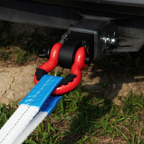 2 Trailer Shackle Hitch Receiver DRing Recovery for Truck Jeep 44100 lbs