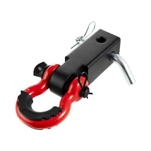 2 Trailer Shackle Hitch Receiver DRing Recovery for Truck Jeep 44100 lbs