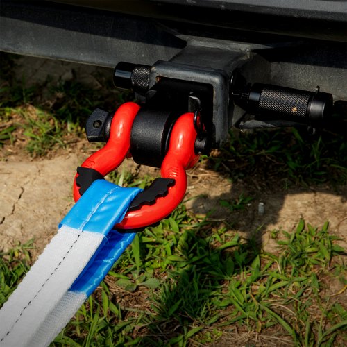 Shackle Hitch Receiver Fits 2 Receivers 66000 lbs Breaking Strength D