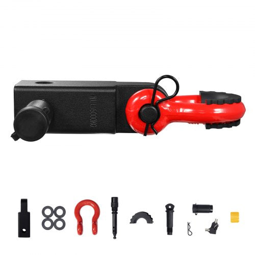 Shackle Hitch Receiver Fits 2 Receivers 66000 lbs Breaking Strength D