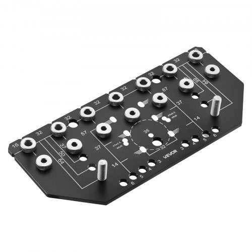 Shelf Pin Jig and Hinge Jig TwoinOne Aluminum Alloy Cabinet Hardware Hole