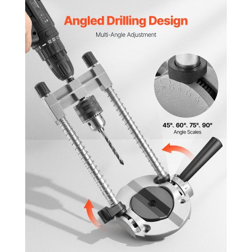 Drill Guide MultiAngle Press Portable Precision Drilling Guide Jig
