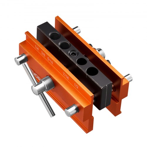 Doweling Jig Kit Self Centering Dowel Drill For Straight Holes Aluminum Alloy