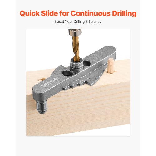 Doweling Jig Kit Self Centering Dowel Drill Jig for Straight Holes with Drill
