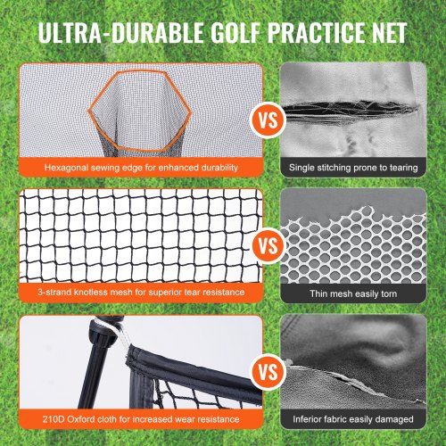 Golf Practice Hitting Net Huge 108x7ft Golf Net Personal Driving Range