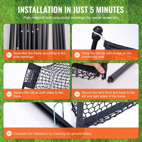 Golf Practice Hitting Net Huge 108x7ft Golf Net Personal Driving Range