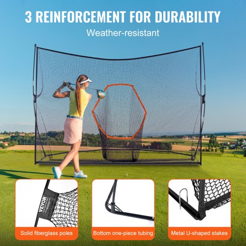 Golf Practice Hitting Net Huge 108x7ft Golf Net Personal Driving Range