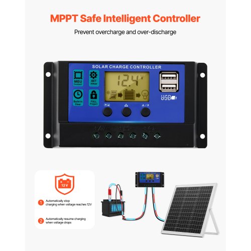 20W 12V Solar Panel Battery Charger Solar Battery Trickle Charger