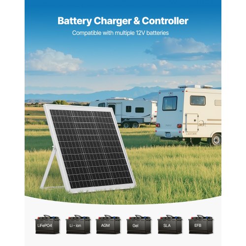 20W 12V Solar Panel Battery Charger Solar Battery Trickle Charger