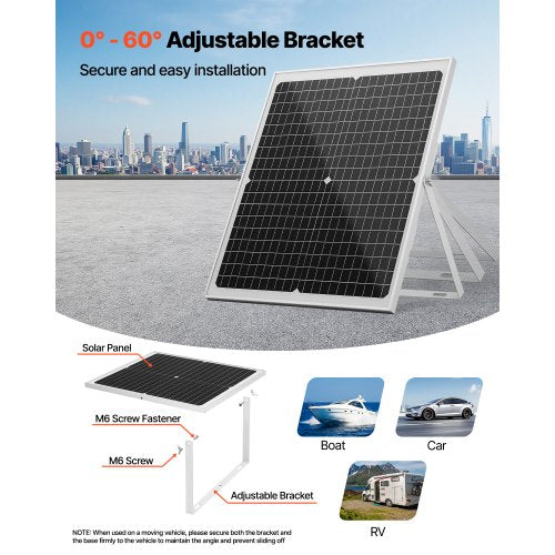 30W 12V Solar Panel Battery Charger Solar Battery Trickle Charger