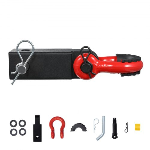 Shackle Hitch Receiver Fits 2 Receivers 52900 lbs Breaking Strength D