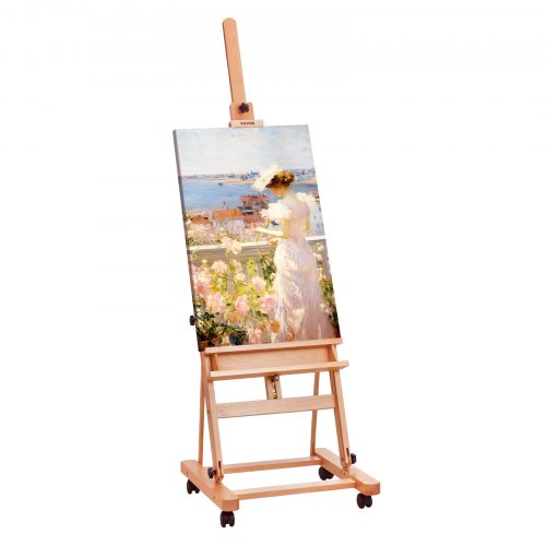 Studio HFrame Easel Holds Canvas Art up to 48 Beechwood Artists Easel