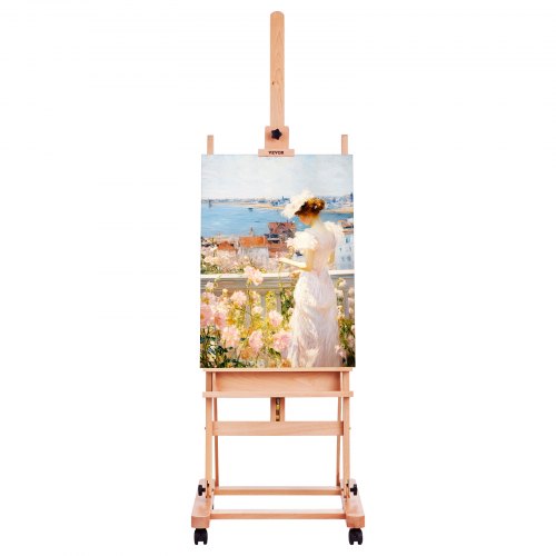 Studio HFrame Easel Holds Canvas Art up to 48 Beechwood Artists Easel