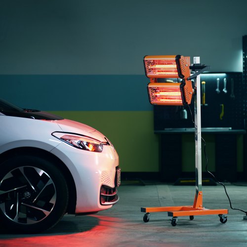 Infrared Curing Lamp 2200W 160 min Timing Auto Heating Car Curing Light