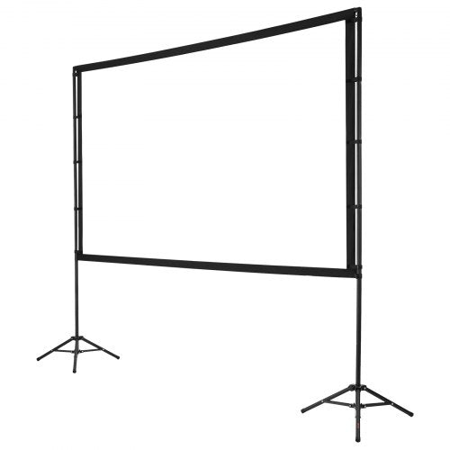 Projector Screen with Stand 100 Inch 160° Wide Angle Indoor Outdoor