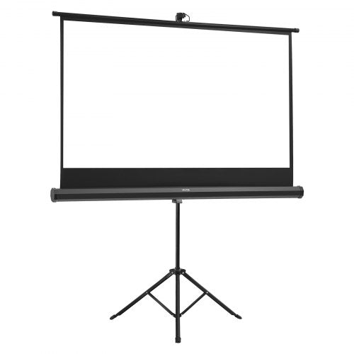 Projector Screen with Stand 60 Inch 160° Wide Angle Indoor Outdoor