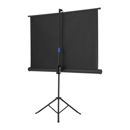 Projector Screen with Stand 60 Inch 160° Wide Angle Indoor Outdoor