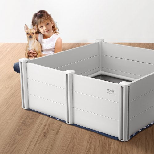 Dog Whelping Box 48 x 48 x 181in Whelping Box for Dogs and Puppies