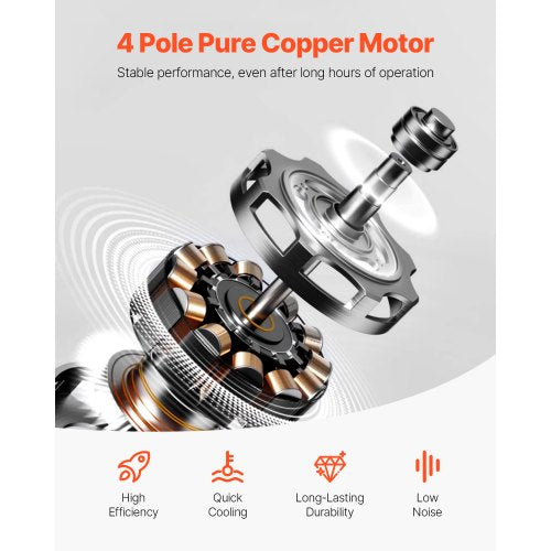 Vacuum Pump 35 CFM HVAC Single Stage Rotary Vane Vacuum Pump for R134a