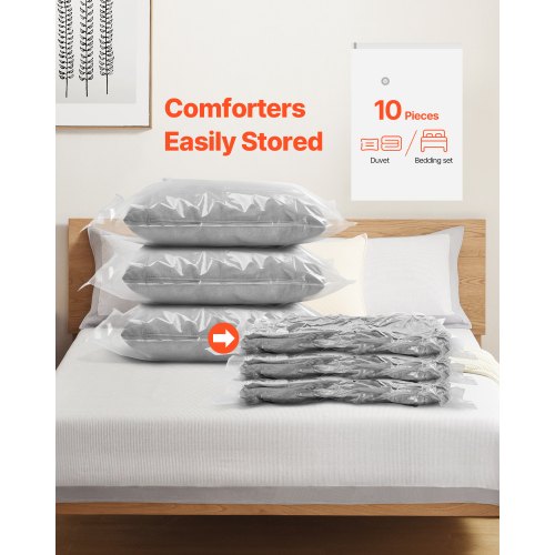Vacuum Storage Bags 10 Jumbo Space Saver Vacuum Seal Bags Compression