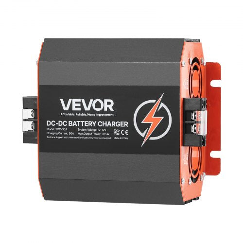 12V 30A DC to DC Battery Charger 375W OnBoard Battery Charger for LeadAcid