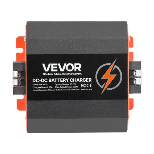 12V 30A DC to DC Battery Charger 375W OnBoard Battery Charger for LeadAcid