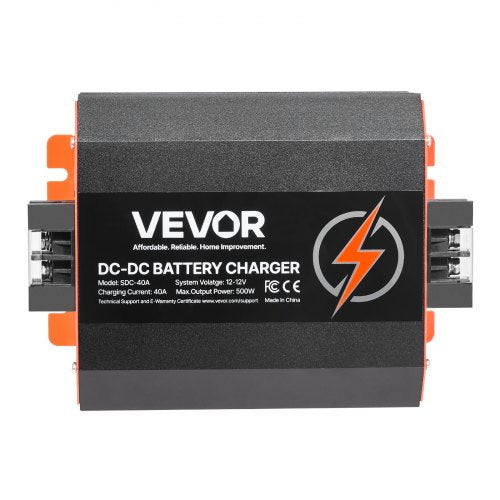 12V 40A DC to DC Battery Charger 500W OnBoard Battery Charger for LeadAcid
