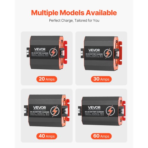 12V 20A DC to DC Battery Charger 250W OnBoard Battery Charger for LeadAcid