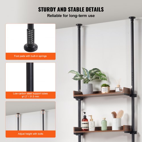 Over the Toilet Storage 4Tier Bathroom Shelf Rack Space Saver Organizer – 7