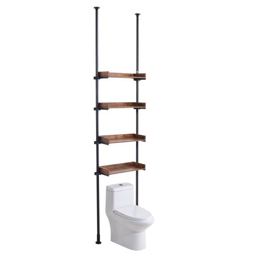 Over the Toilet Storage 4Tier Bathroom Shelf Rack Space Saver Organizer – 7