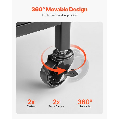 Fishing Rod Holder for 10Rods Mobile Fishing Pole Rack Cart with Wheels