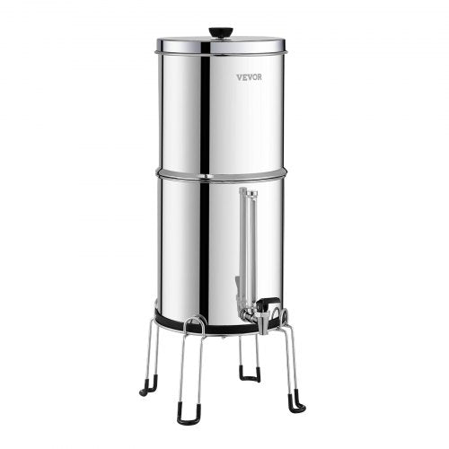 Gravityfed Water Filter System 225G 304 StainlessSteel Countertop Water