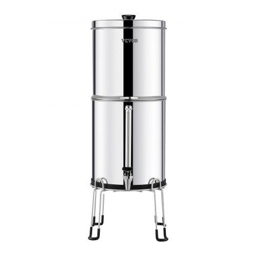 Gravityfed Water Filter System 225G 304 StainlessSteel Countertop Water