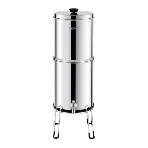 Gravityfed Water Filter System 225G 304 StainlessSteel Countertop Water