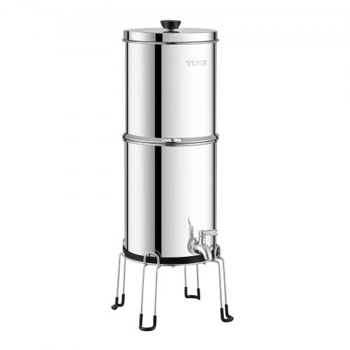Gravityfed Water Filter System 225G 304 StainlessSteel Countertop Water
